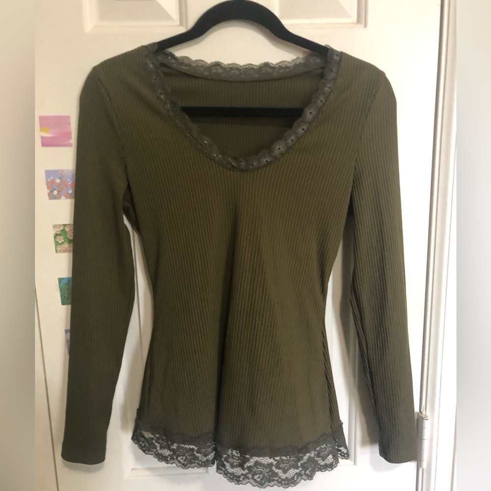 Green y2k top